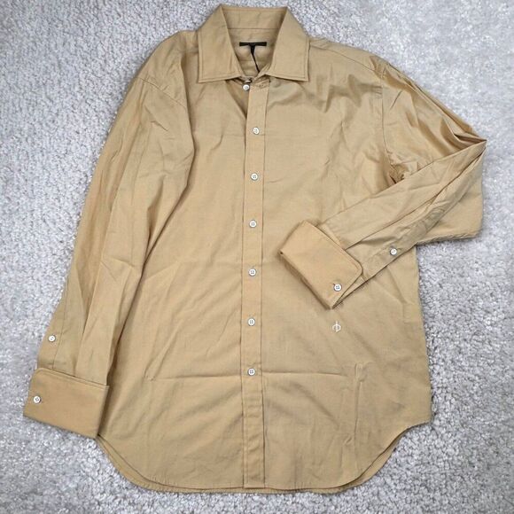 Rag & Bone Diana Poplin Button Up Shirt Oversized Yellow NEW - Picture 2 of 14